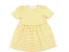 Name It pale marigold striped dress